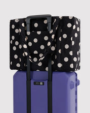 Baggu - Cloud Carry-on | Black and Cream Polka Dot