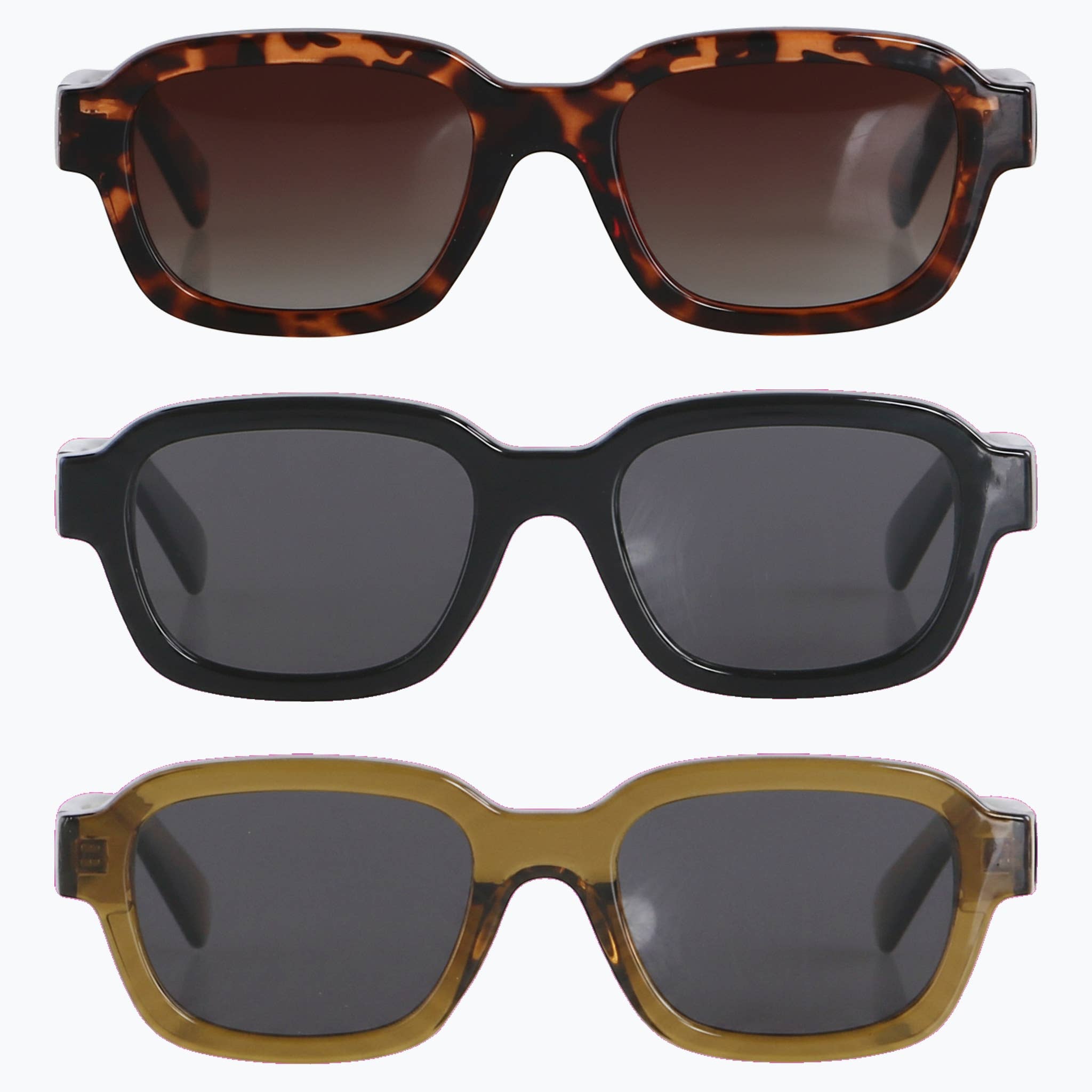 Jaxy Eyewear - Foundry - Retro Polarized Square Sunglasses