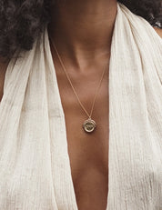 I Like It Here Club - Decider Spinner Necklace | Gold Plate