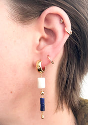 Made Community - Gem Ball Dangle Earrings