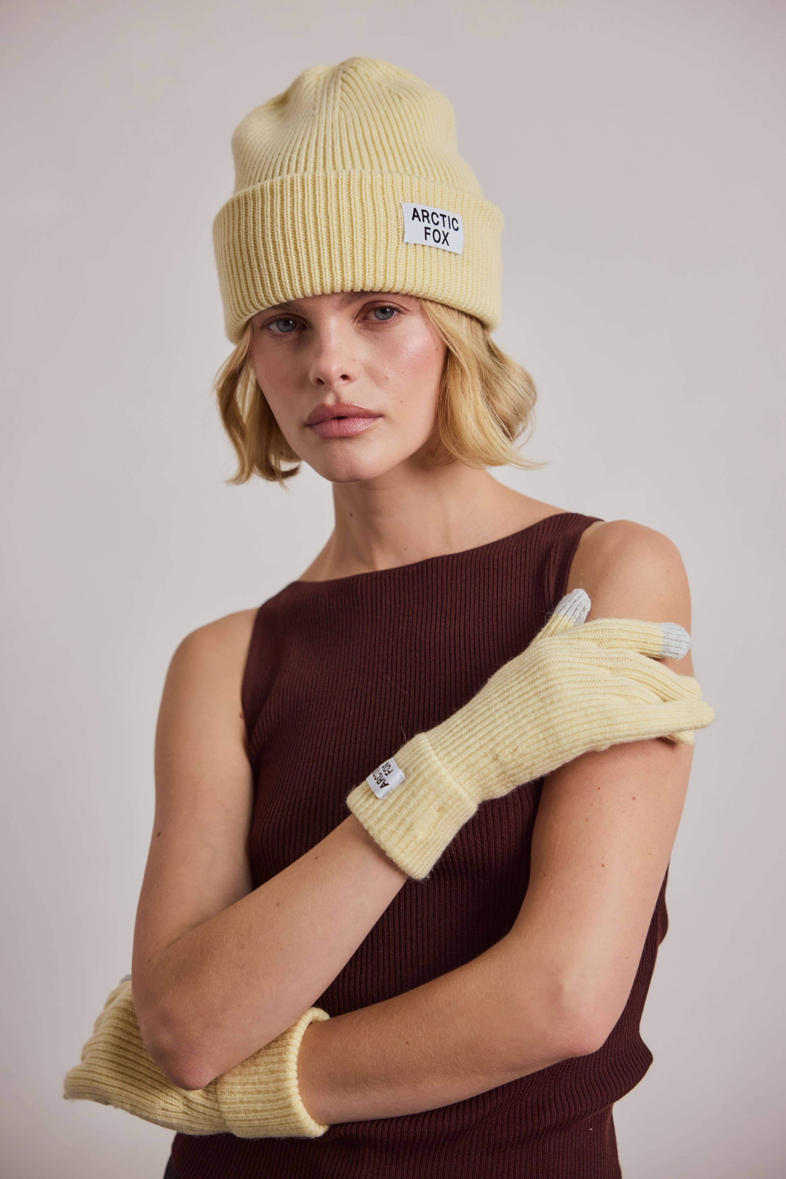 Arctic Fox & Co. - Recycled Bottle Gloves | Wax Paper Yellow