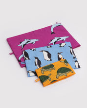 Baggu - Go Pouch Set | Vacation Animals