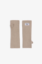 Arctic Fox & Co. - Merino Wool Fingerless Gloves | Soft Taupe