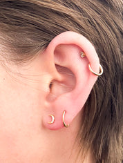 Made Community - CZ Moon Studs