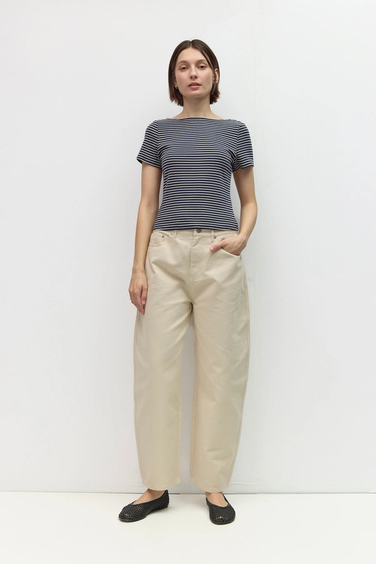 Mod Ref - The Heidi Top | Navy/Grey