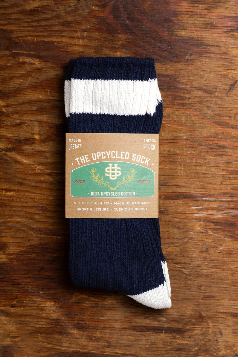 Upstate Stock - The Upcycled Sock | Navy