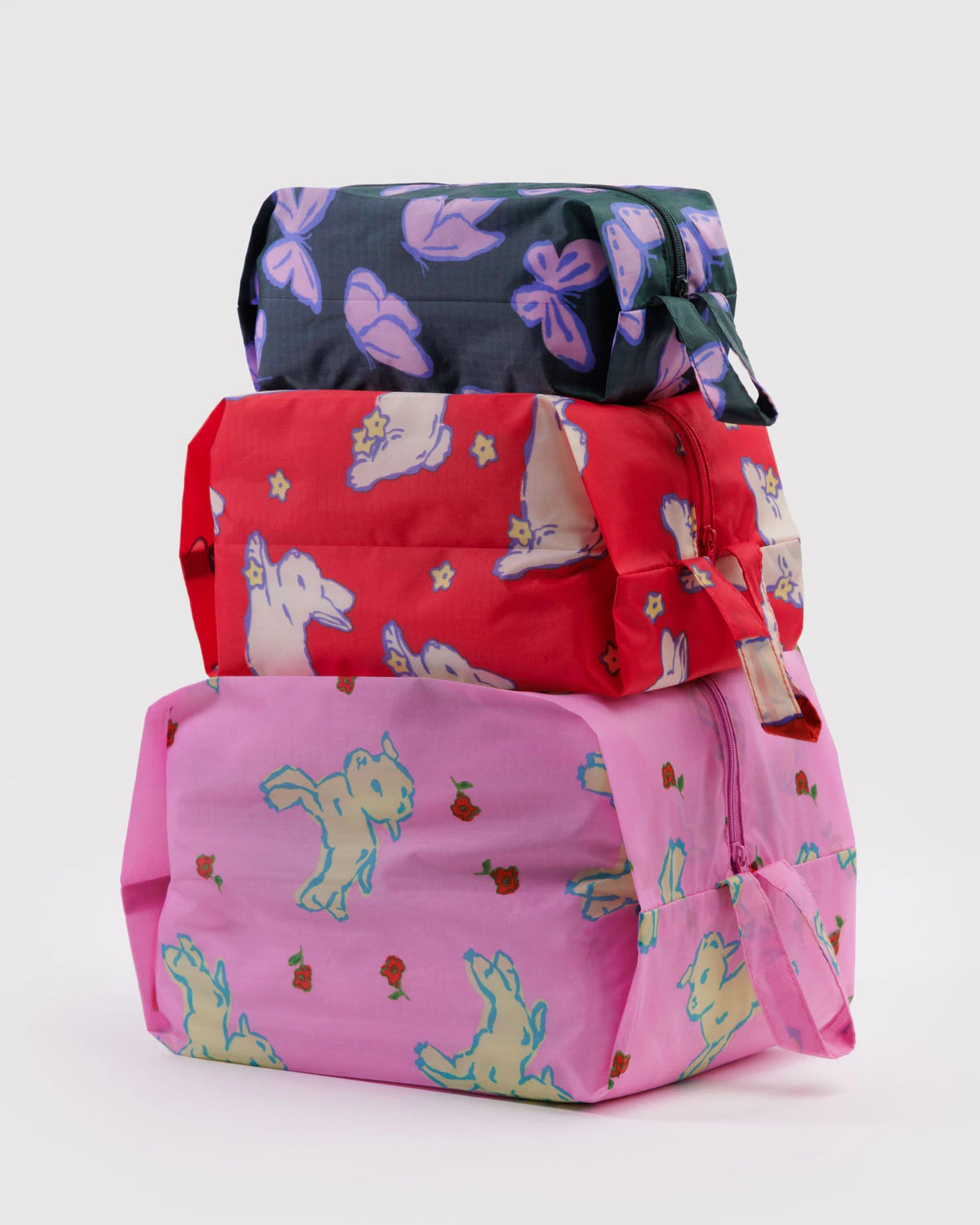 Baggu - 3D Zip Set | Spring Animals