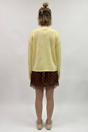 Twentifourth - Henley Cotton Sweater | Butter Yellow