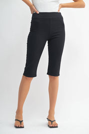 Just Black Denim - Capri Skinny | Black