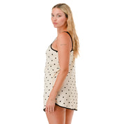 Cotton Polka Dot Slip Dress