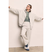 Blank Lab - Organic Cotton Terry Oversized Zip-Up | Mist