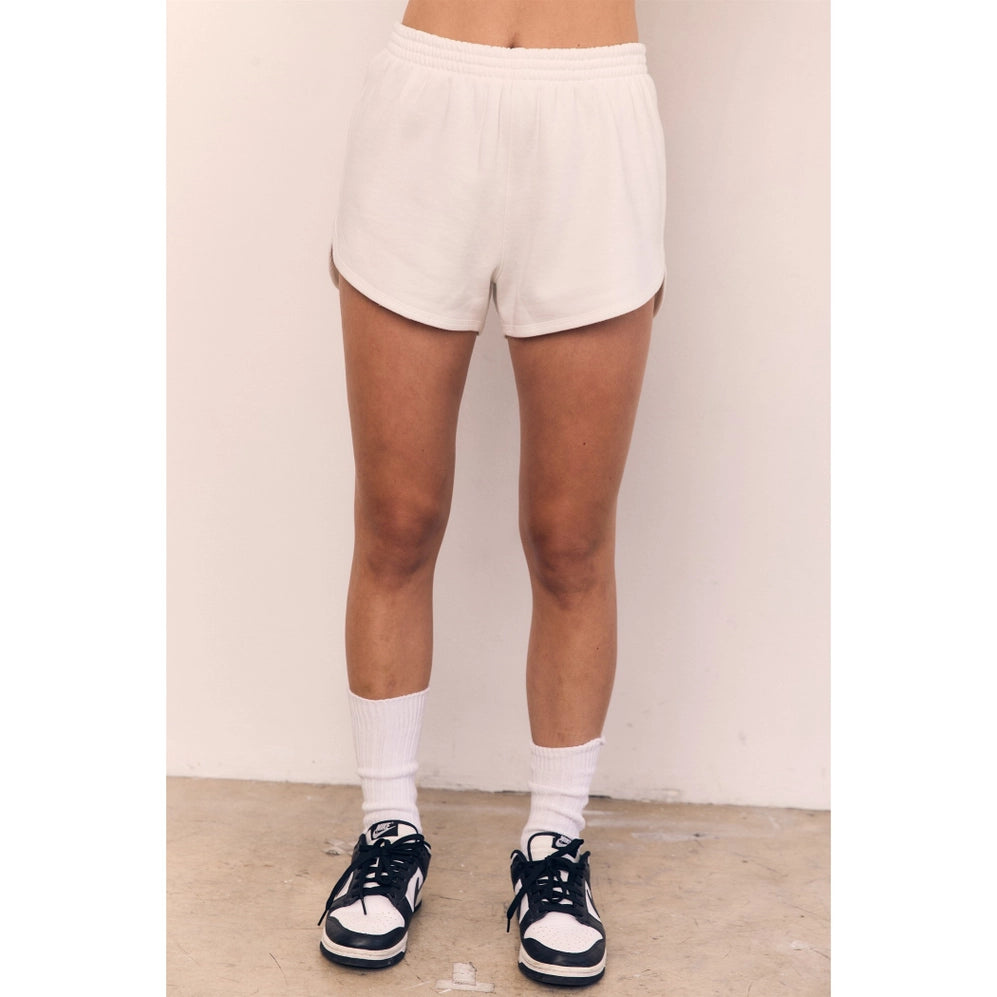 Blank Lab - Fleece Dolphin Shorts | Off White