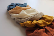 Eco Raw Studio - Raw Silk Naturally Dyed Hair Scrunchies: Terra Cotta