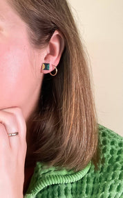 Michelle Starbuck Designs - Malachite, Tiger's Eye, and Onyx Square Studs