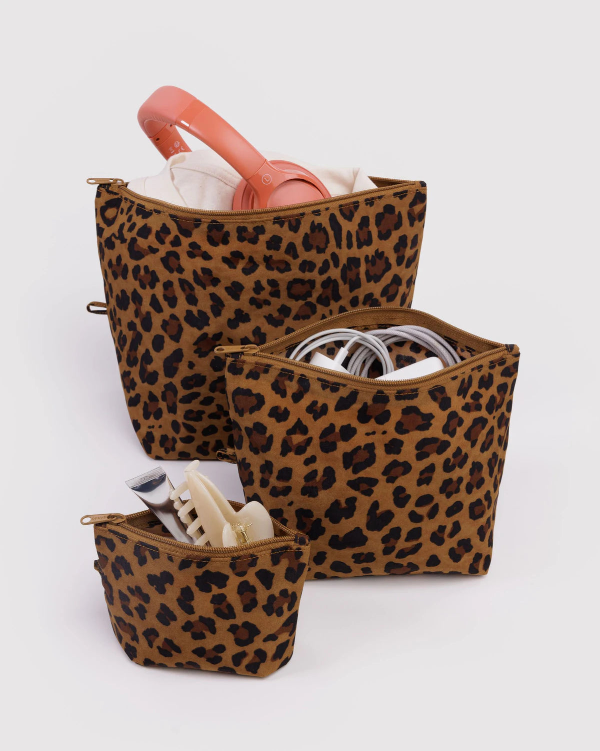 Baggu - Go Pouch Set | Leopard