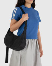 Baggu - Medium Nylon Crescent Bag | Black