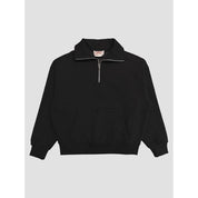 Blank Lab - Half Zip Fleece Sweatshirt | Black