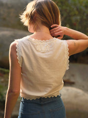 Mollusk - Helena Top | White