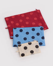 Baggu - Go Pouch Set | Polka Dot Mix