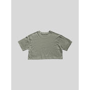 Blank Lab - Loose Fit Cropped Tee | Sage Green