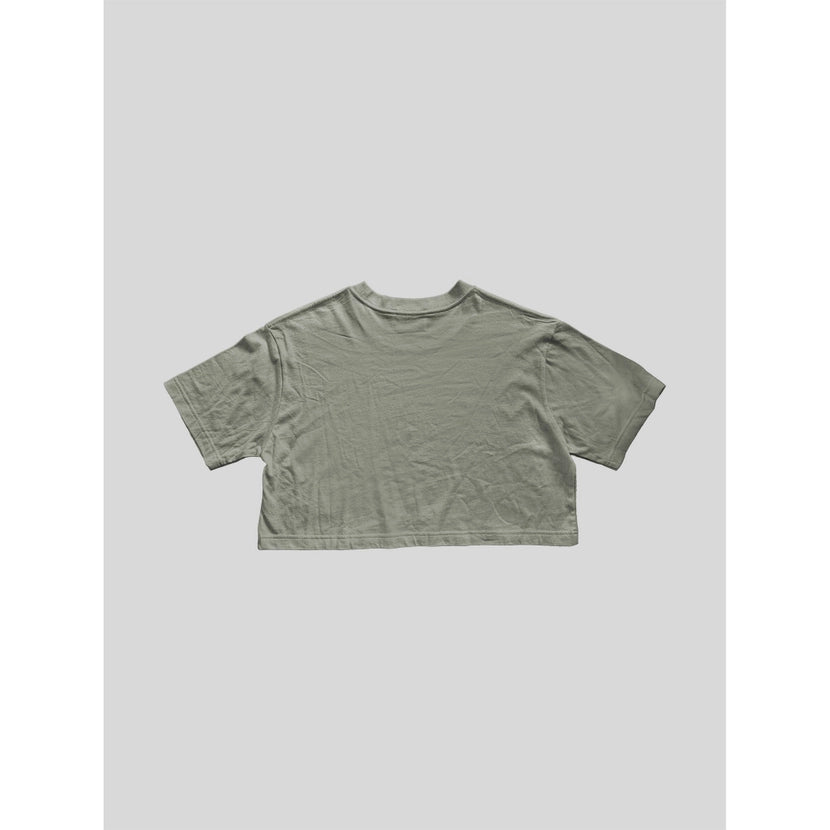Blank Lab - Loose Fit Cropped Tee | Sage Green