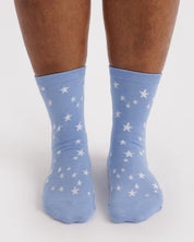 Baggu - Crew Sock | Blue Star