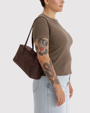 Baggu - Nylon Bowler Bag | Coffee