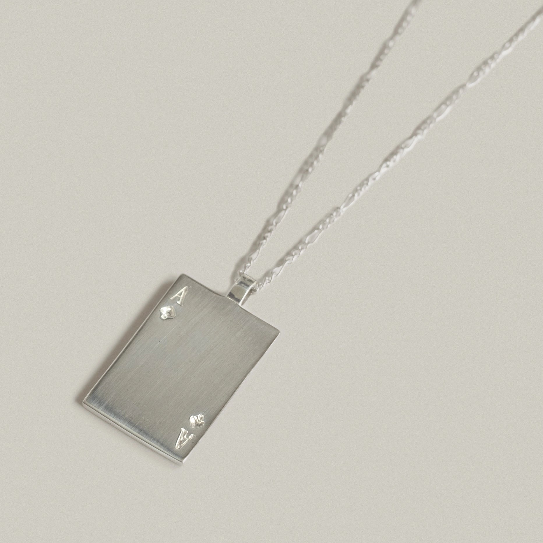Merewif - Ace of Spaces Necklace | Sterling Silver