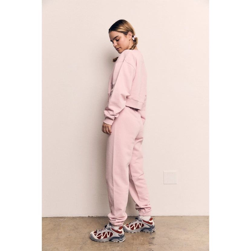 Blank Lab - Organic Cotton Terry Joggers | Pale Pink