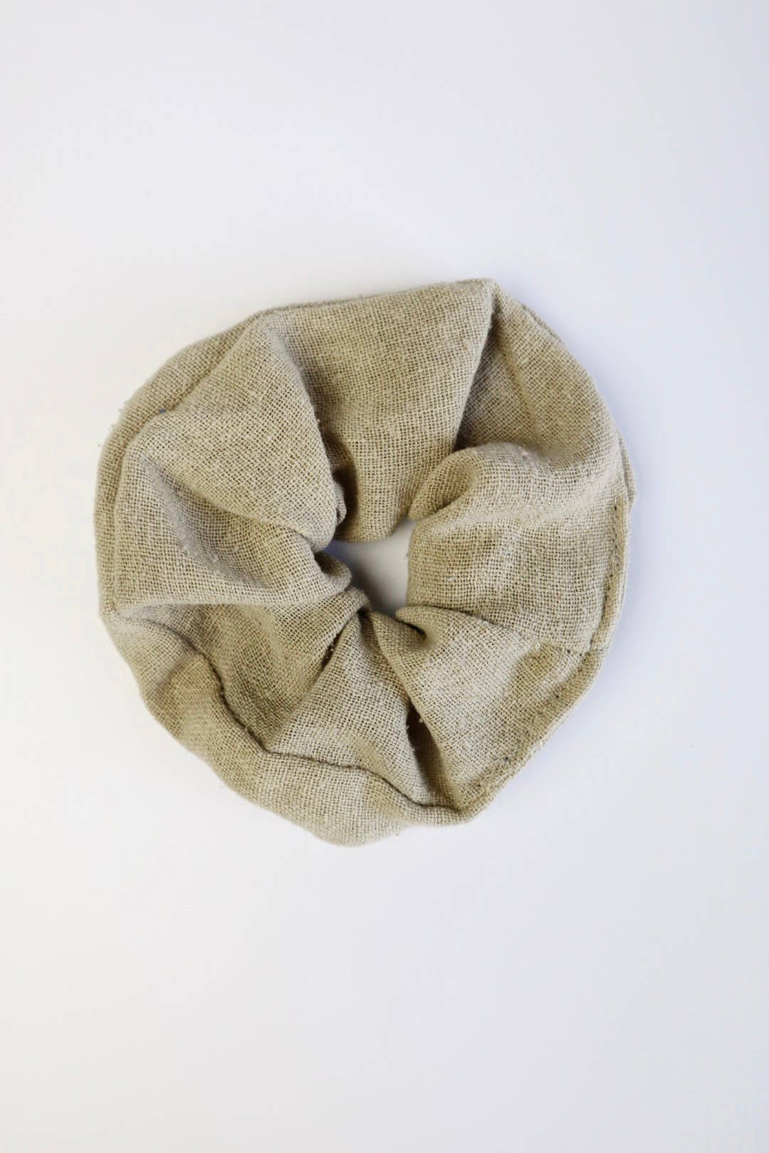 Eco Raw Studio - Raw Silk Naturally Dyed Hair Scrunchies: Terra Cotta