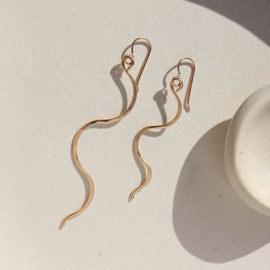 Token Jewelry - Sidewinders Earrings | 14k Gold Fill