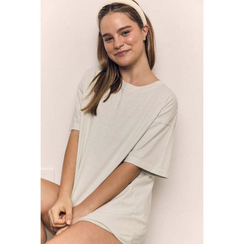 Blank Lab - Oversized Cotton Tee | Mist