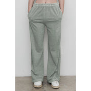 Blank Lab - Washed Cotton Straight Pants | Sage Green