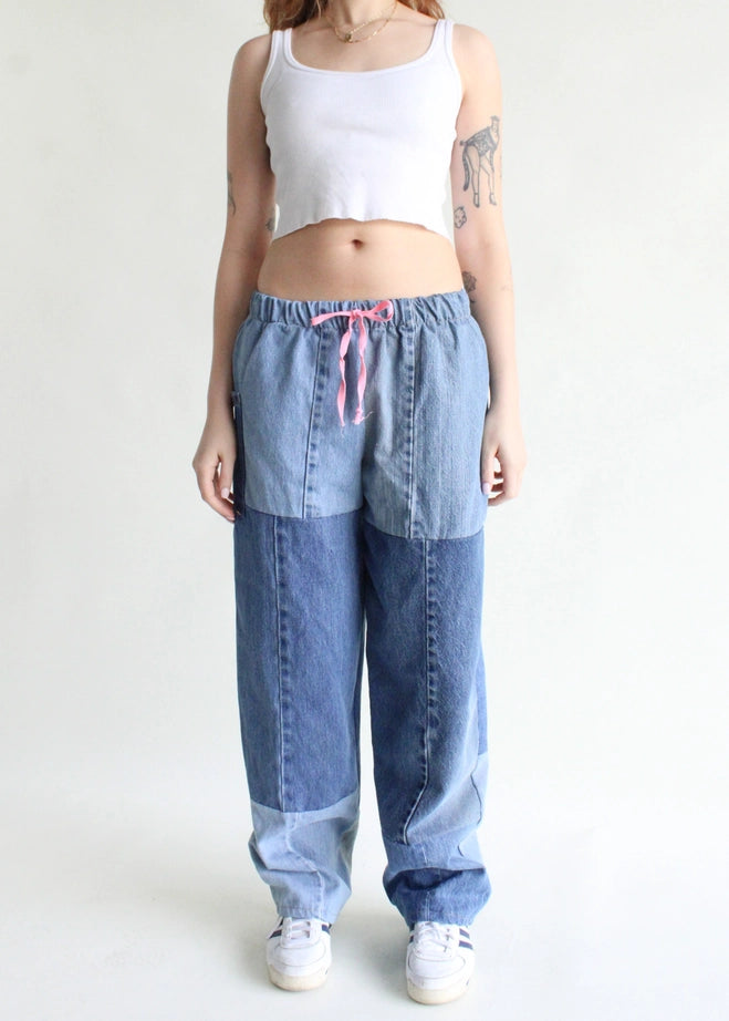 American Recycled Clothing - Spliced Denim