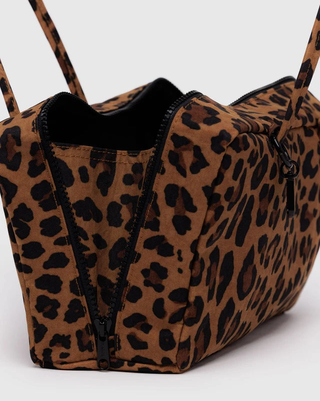 Baggu - Nylon Bowler Bag | Leopard