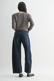 Just USA Denim - Patch Pocket Barrel | Dark Denim