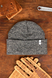 Upstate Stock - Upcycled Wool Ragg Beanie | Charcoal Melange