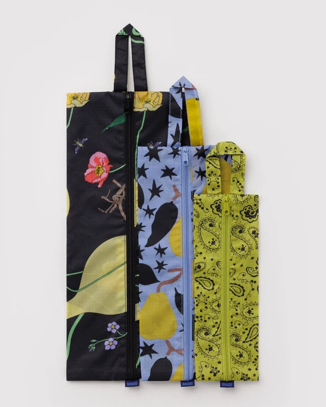 Baggu - 3D Zip Set | Winter Orchard