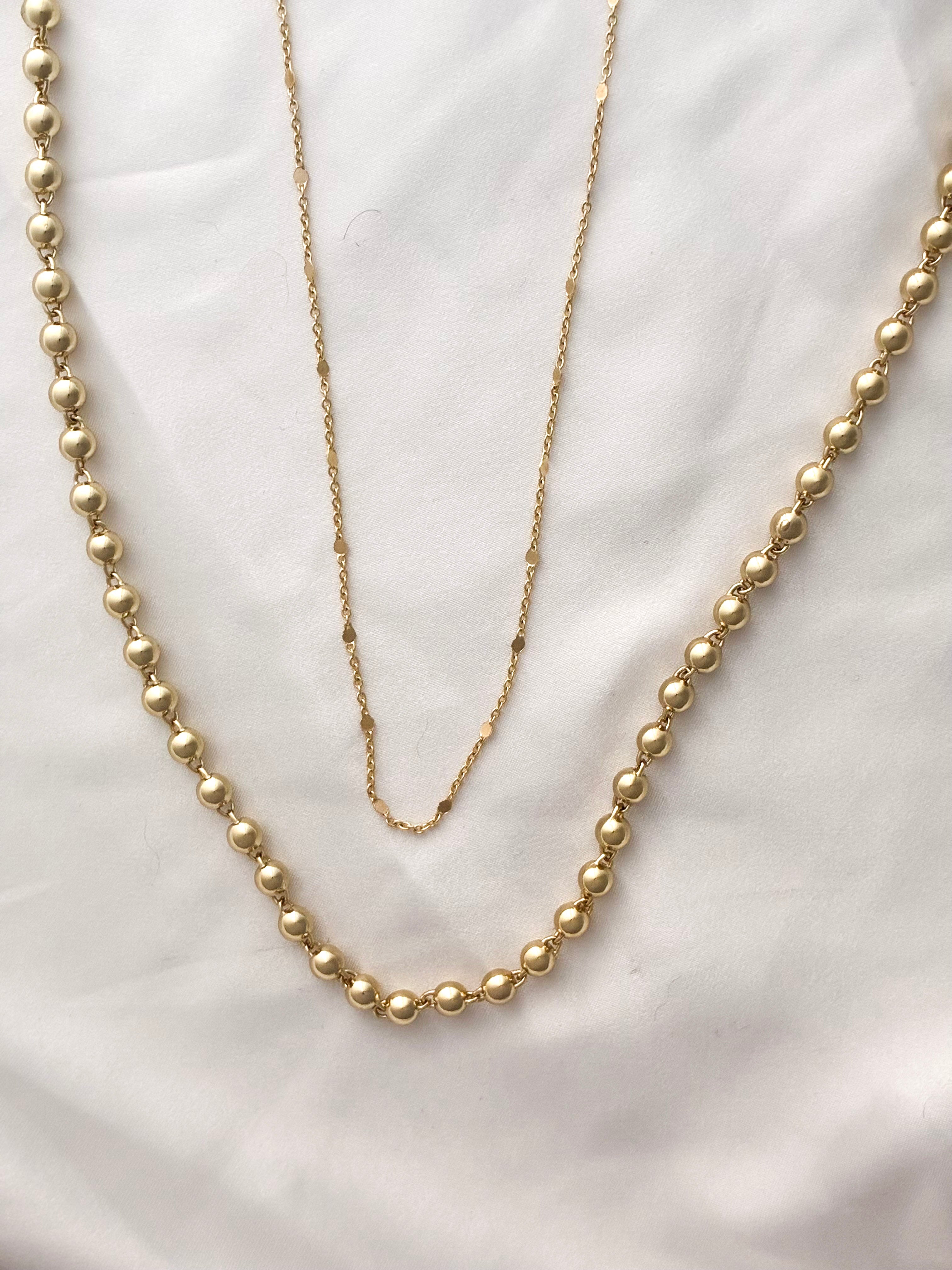Made Community - Chunky Ball Chain Layering Necklace