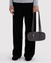 Baggu - Small Denim Bowler Bag | Washed Black Denim