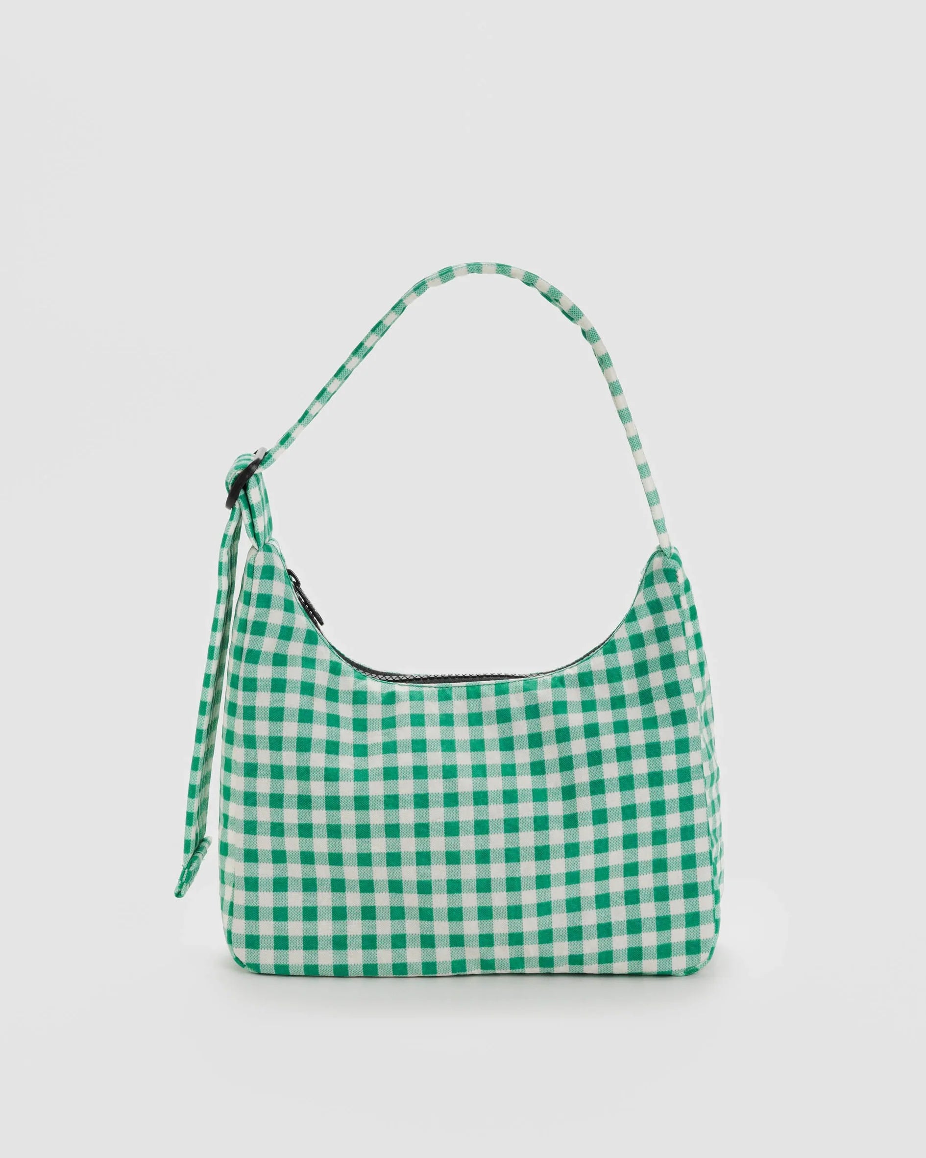 Baggu - Mini Nylon Shoulder Bag | Green Gingham
