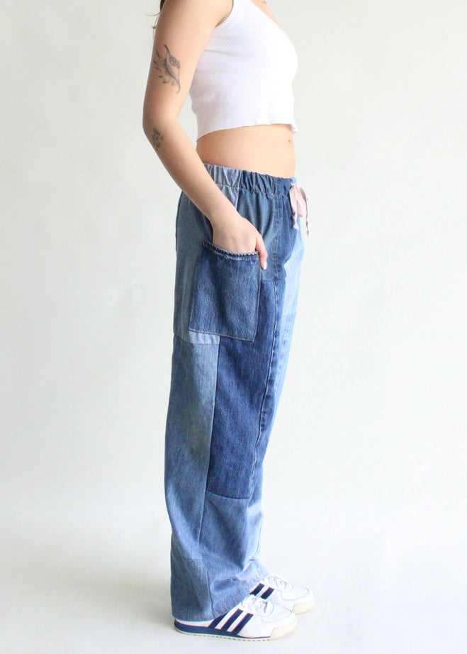 American Recycled Clothing - Spliced Denim