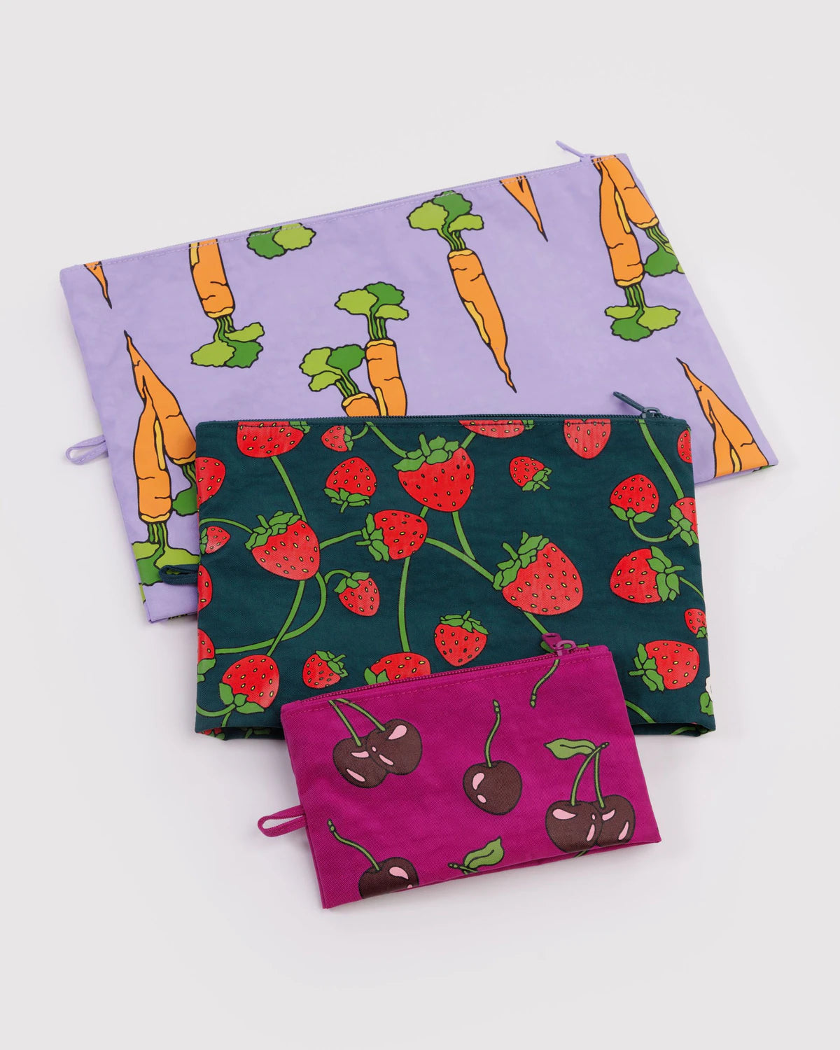Baggu - Go Pouch Set | Carrots & Berries