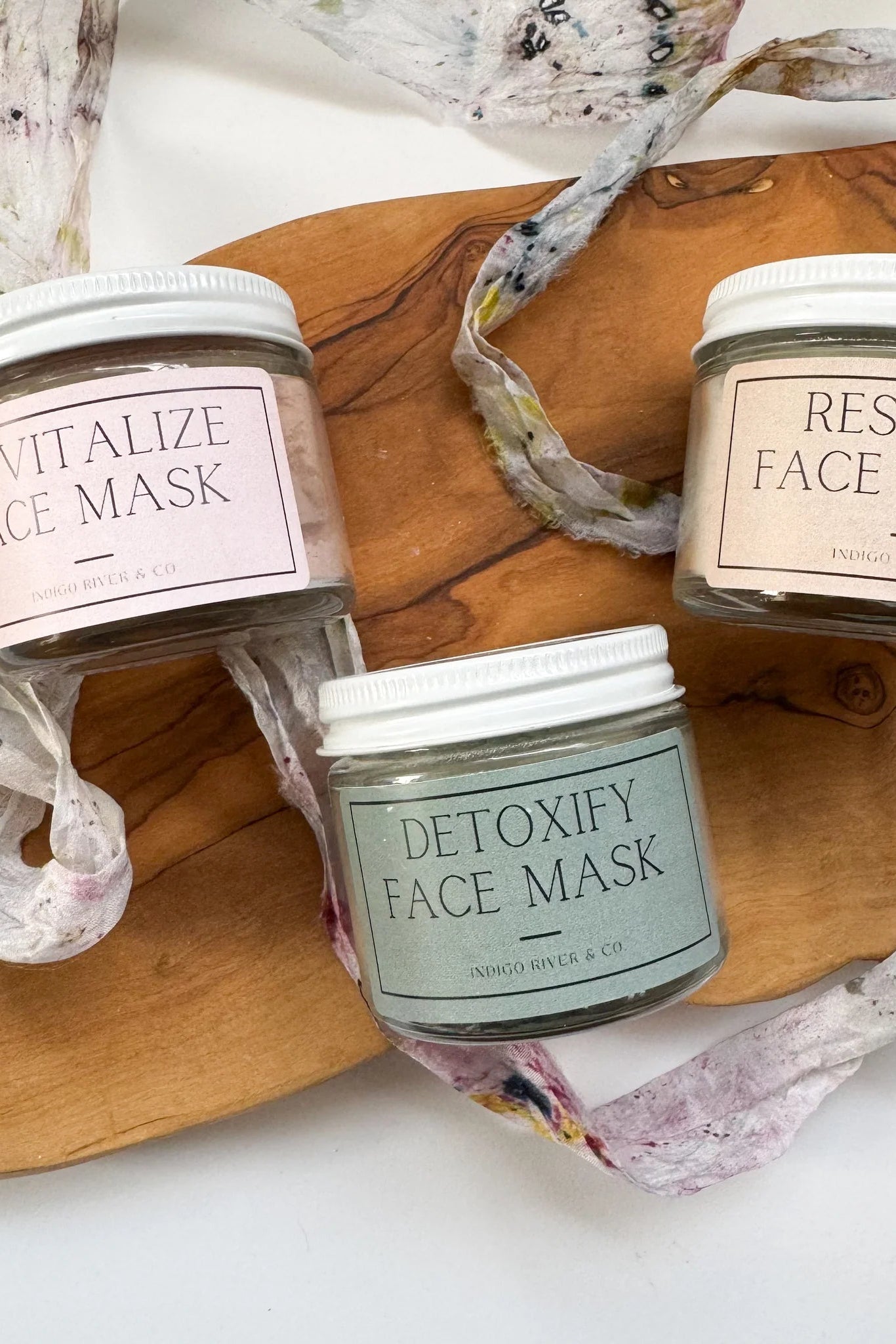 Indigo River & Co | Face Masks - Formulas: Detox, Revitalize, Restore