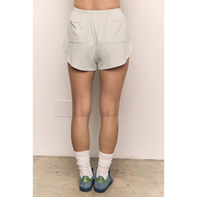 Blank Lab - Cotton Jersey Dolphin Short | Mist