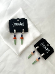 Made Community - Gemmy Stick Drop Hoop Earring