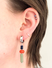 Made Community - Gemmy Stick Drop Hoop Earring