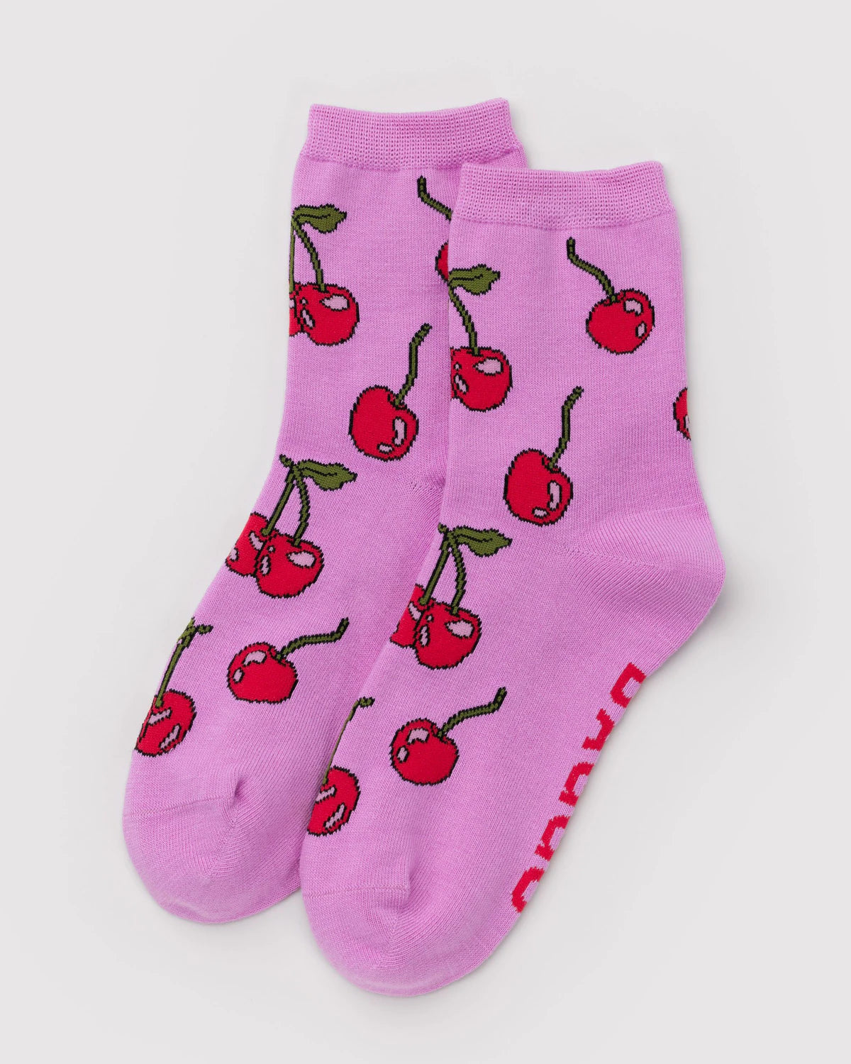 Baggu - Crew Sock | Cherries