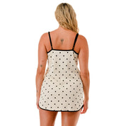 Cotton Polka Dot Slip Dress