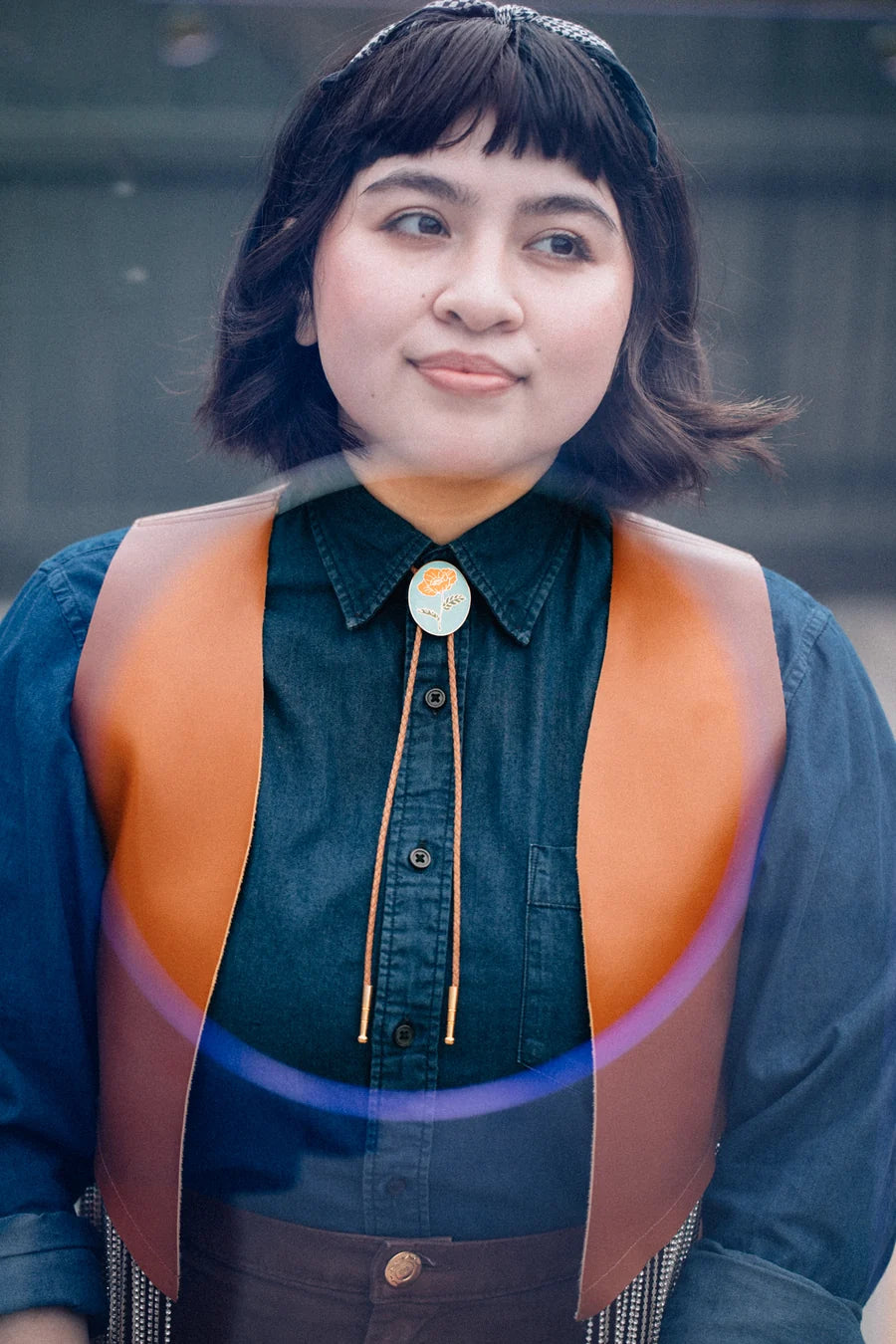 Tiny Deer Studio - Poppy Bolo Tie